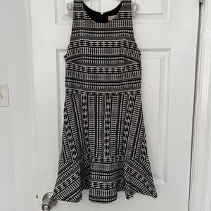 LOFT geometric work dress